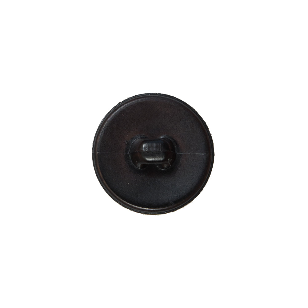 Brown Faux Leather Shank Back Button - 24L/15mm Detail Brown Faux Leather Shank Back Button - 24L/15mm Detail