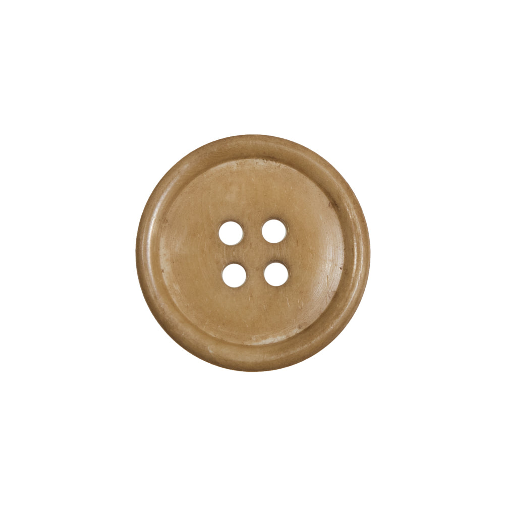 Light Tan Horn 4-Hole Button - 32L/20mm Light Tan Horn 4-Hole Button - 32L/20mm