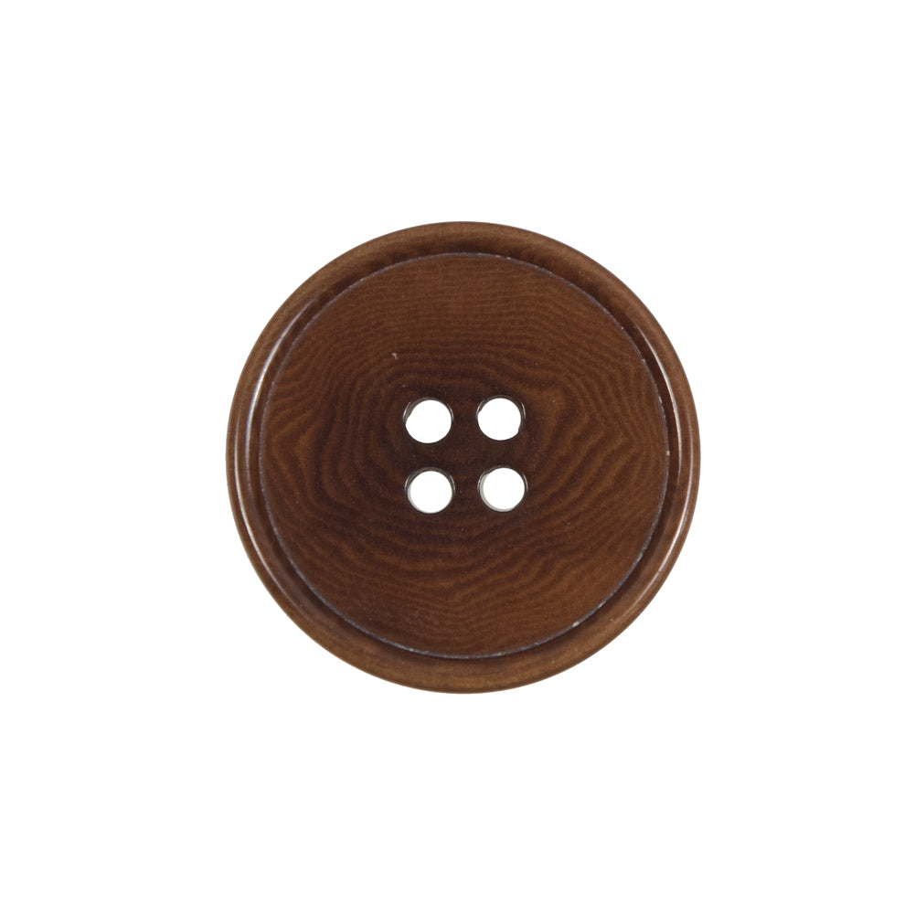 Amber Colored Horn 4-Hole Button - 36L/23mm Amber Colored Horn 4-Hole Button - 36L/23mm
