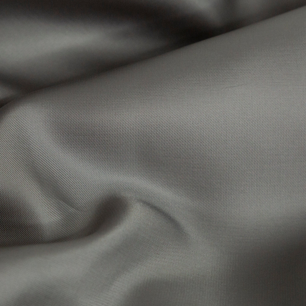 Lustro Medium Gray Twill Bemberg Lining - Full Lustro Medium Gray Twill Bemberg Lining - Full