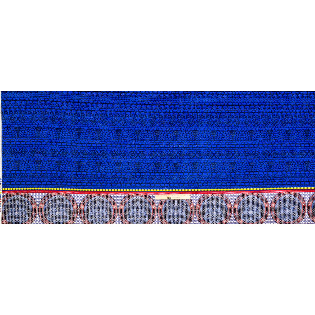 Royal Blue Pattern Play Stretch Corduroy Panel Folded Royal Blue Pattern Play Stretch Corduroy Panel Folded