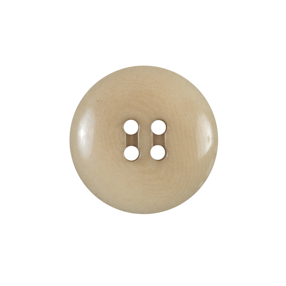 Beige Horn 4-Hole Button - 36L/23mm Detail Beige Horn 4-Hole Button - 36L/23mm Detail