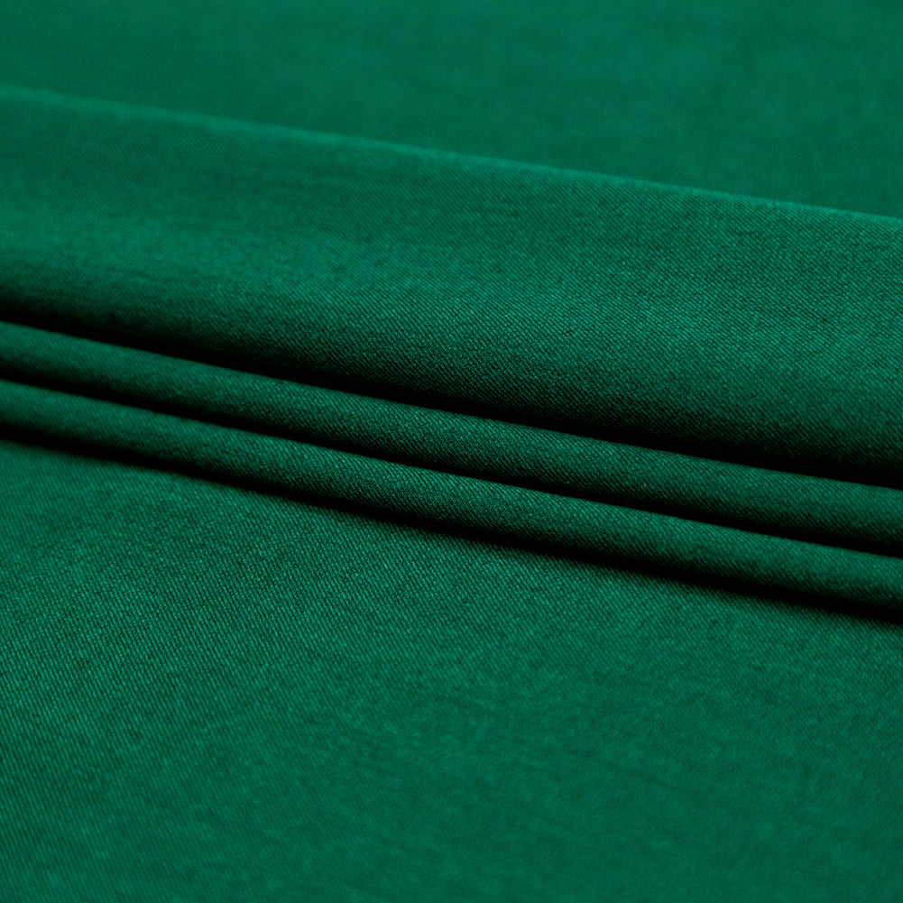 Italian Verde Stretch Polyester Twill Folded Italian Verde Stretch Polyester Twill Folded