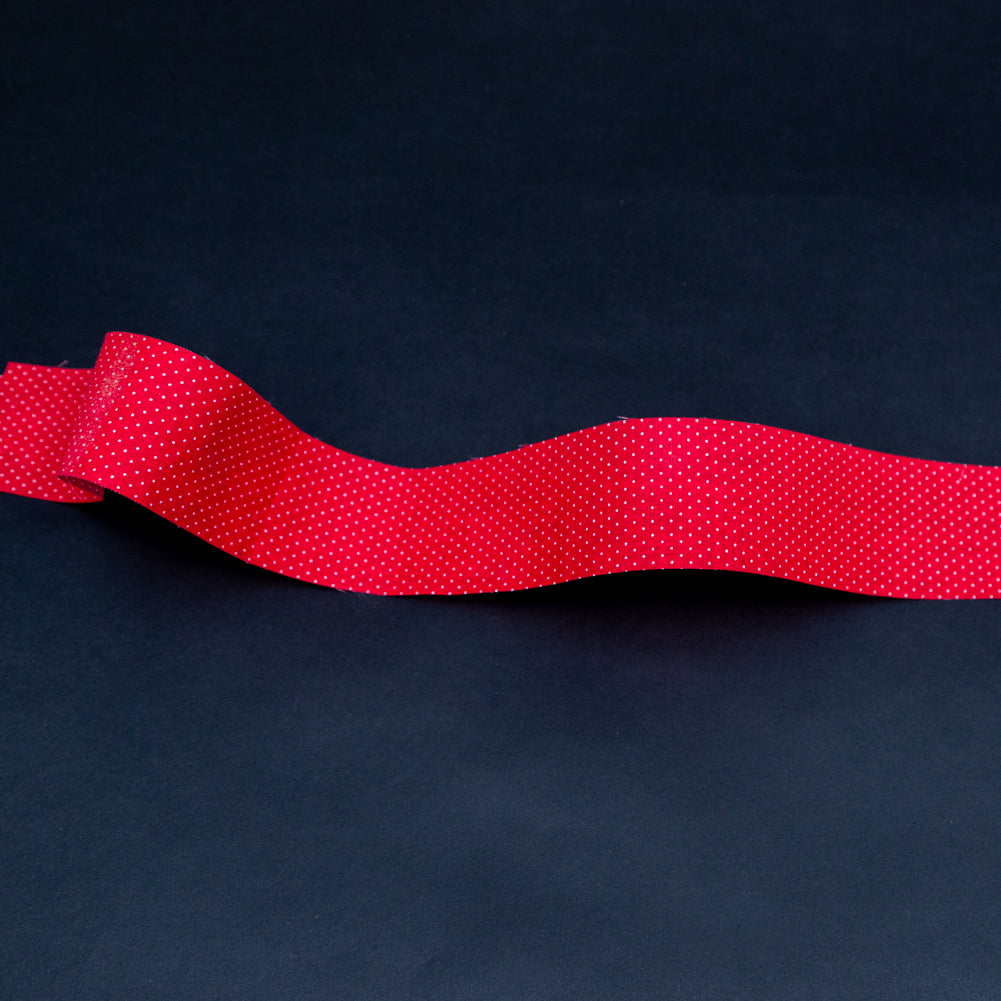 Red and White Polka Dotted Ribbon - 1.875" Red and White Polka Dotted Ribbon - 1.875"