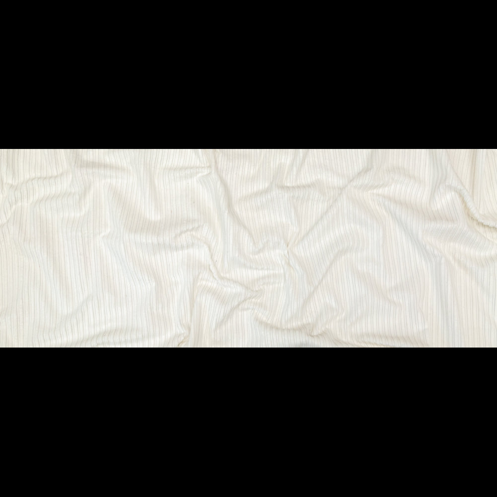 White Striped Pile Rayon Velvet Full White Striped Pile Rayon Velvet Full