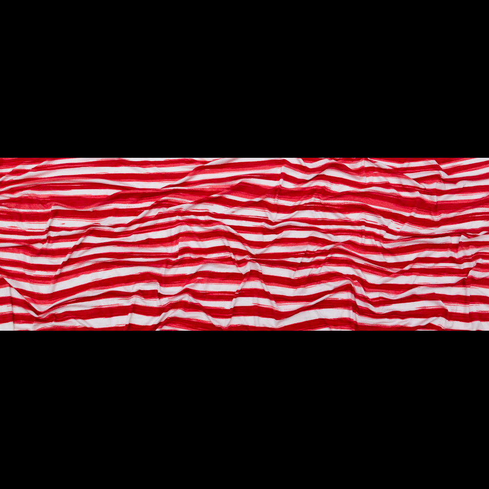 Virtual Pink and White Organically Striped Rayon Jersey Full Virtual Pink and White Organically Striped Rayon Jersey Full