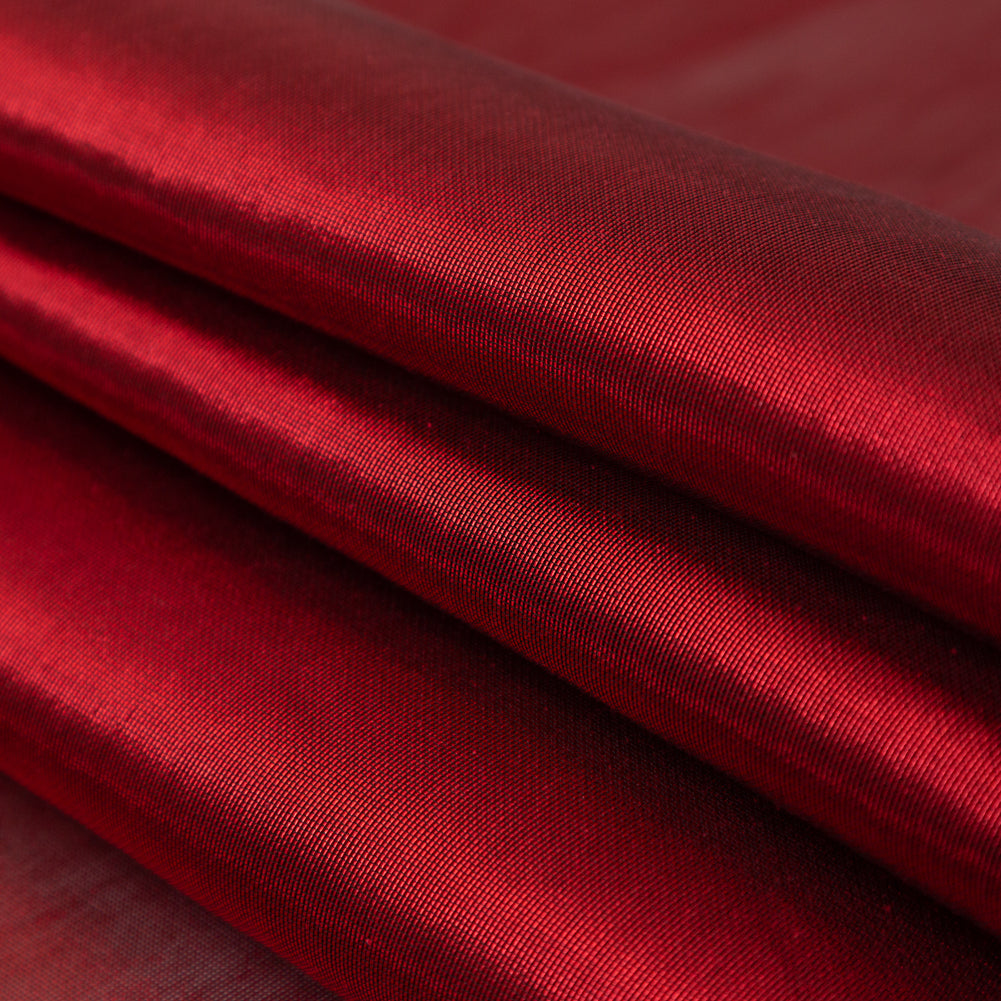 Metallic Scrim Lame - Burgundy Detail Metallic Scrim Lame - Burgundy Detail