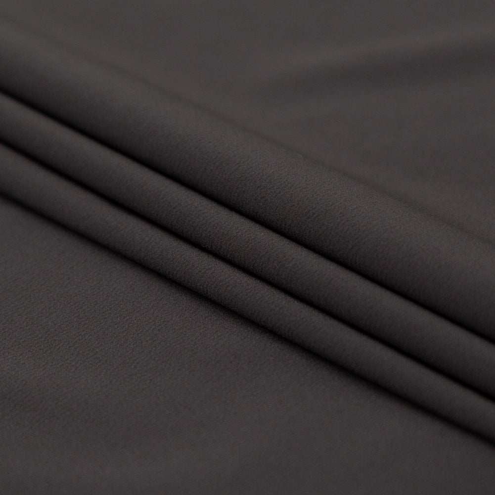 Theory Charcoal Stretch Polyester Crepe de Chine Folded Theory Charcoal Stretch Polyester Crepe de Chine Folded