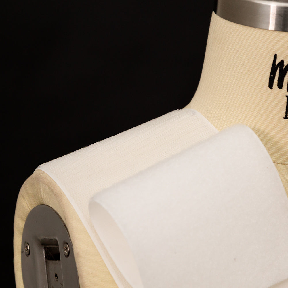 White Sticky Back VELCRO® Brand Fastener - 4" Detail White Sticky Back VELCRO® Brand Fastener - 4" Detail
