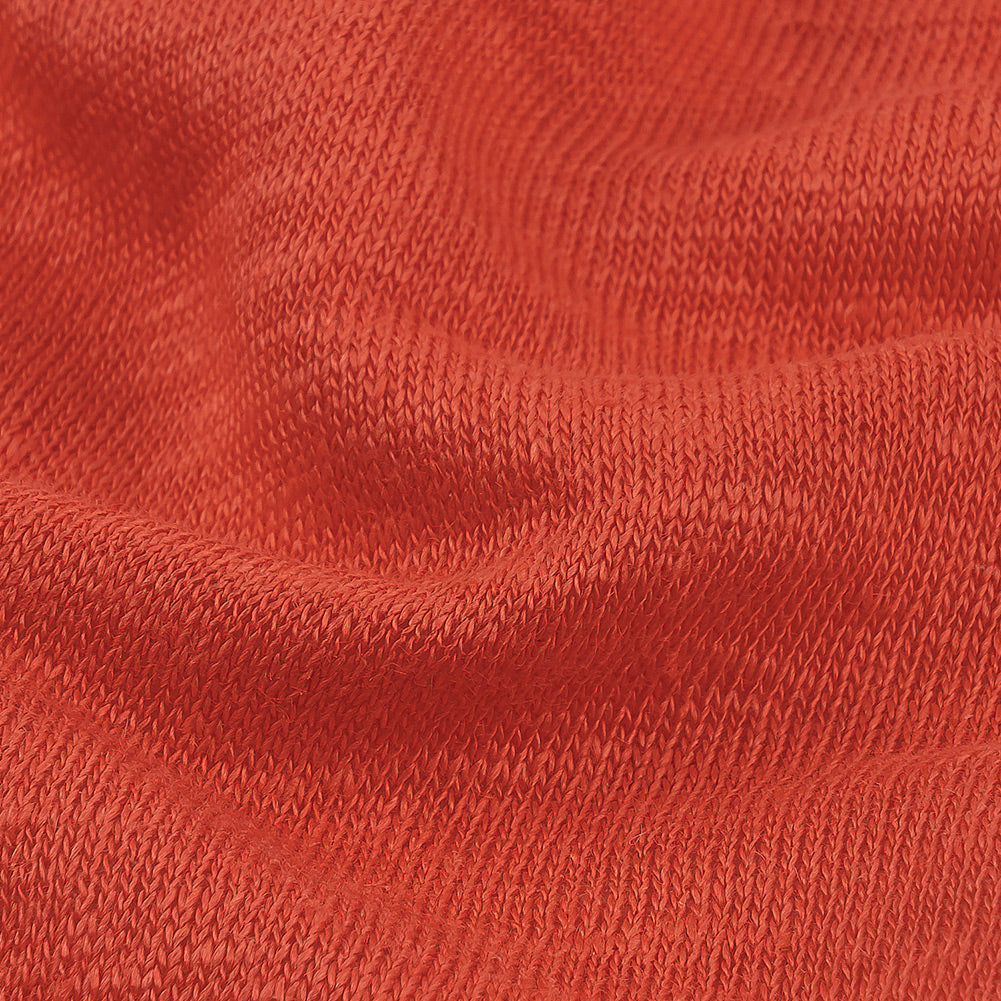 Linen Knit - Coral - Castello Collection Full Linen Knit - Coral - Castello Collection Full