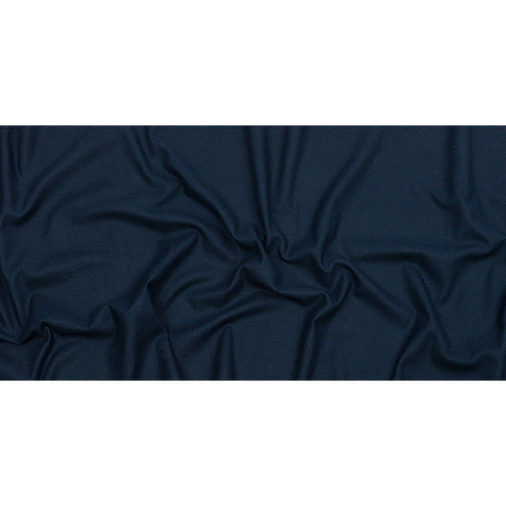 Navy Brushed Cotton Flannel Twill Full Navy Brushed Cotton Flannel Twill Full