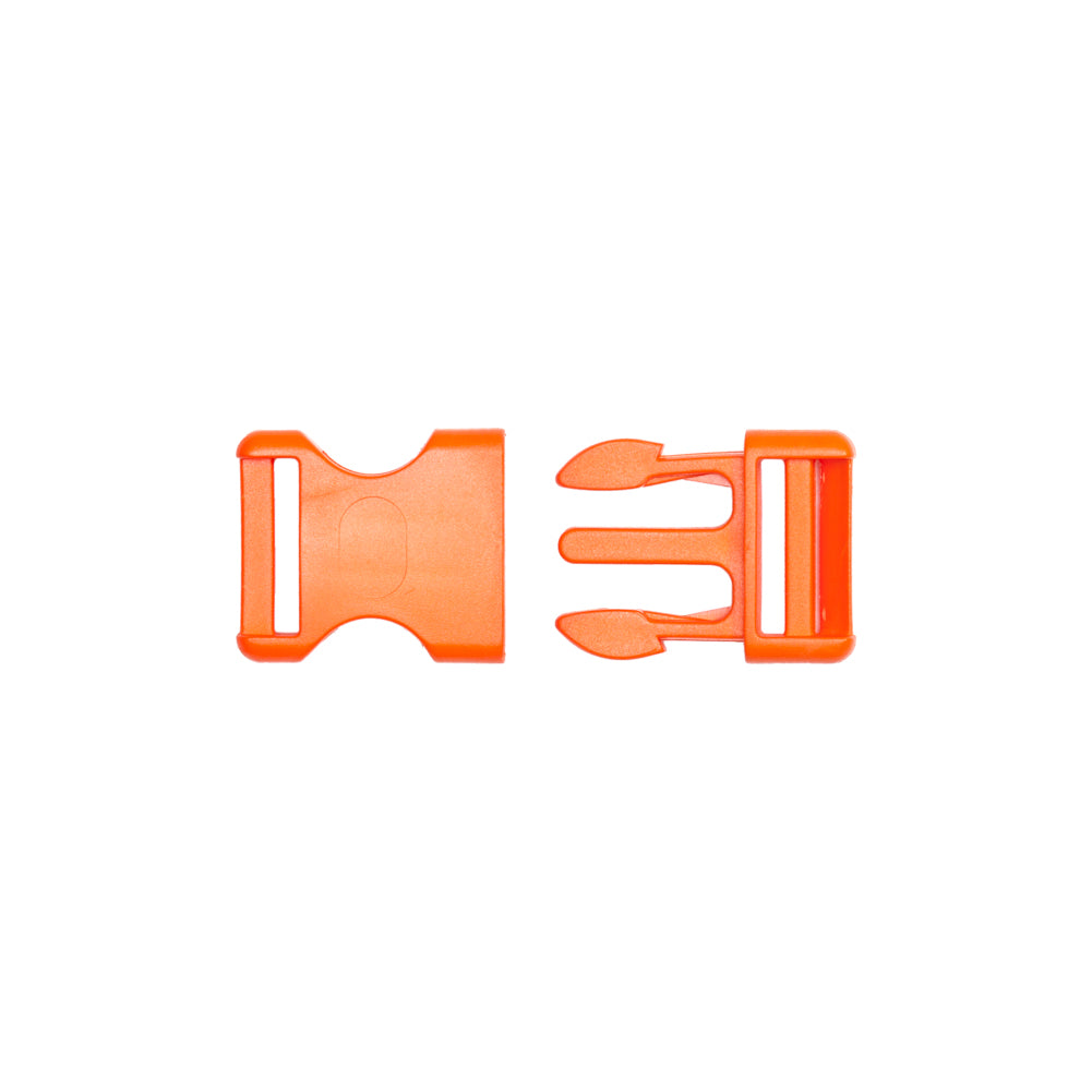 Lucille Italian Medium Red Orange Plastic Release Buckle Lucille Italian Medium Red Orange Plastic Release Buckle