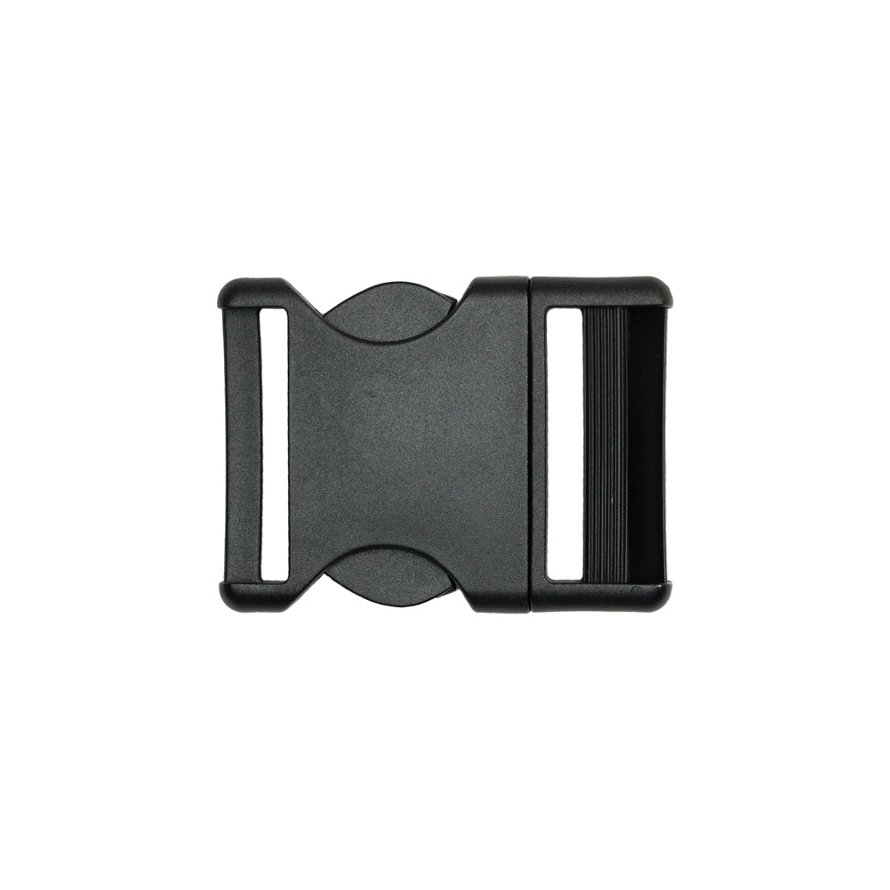Lucille Italian Extra Large Black Plastic Release Buckle Detail Lucille Italian Extra Large Black Plastic Release Buckle Detail