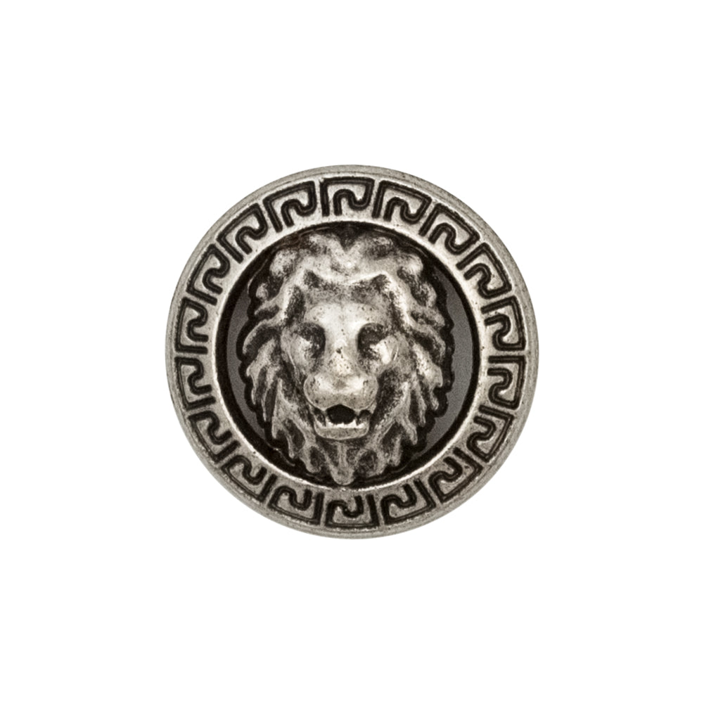 Italian Silver Metal Crest Shank Button - 36L/23mm Italian Silver Metal Crest Shank Button - 36L/23mm