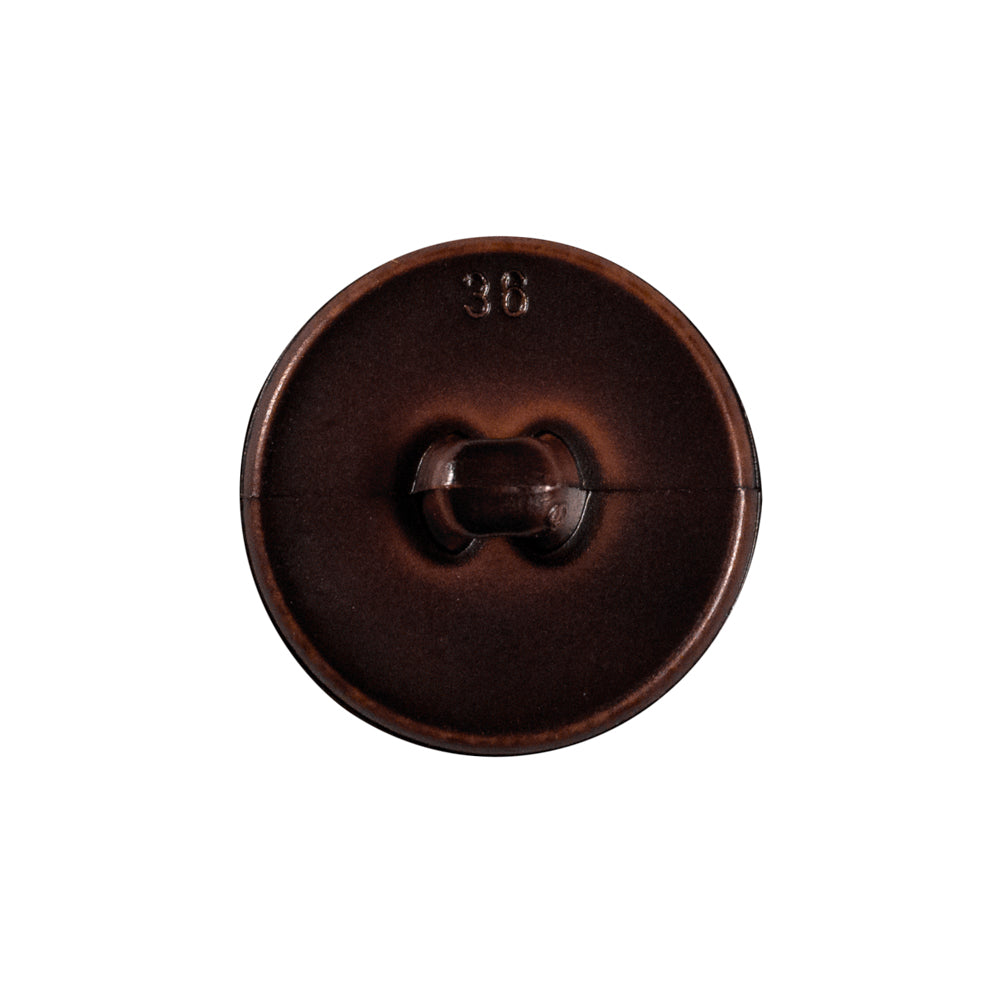 Brown Cross Stitch Plastic Shank Back Button - 36L/23mm Detail Brown Cross Stitch Plastic Shank Back Button - 36L/23mm Detail
