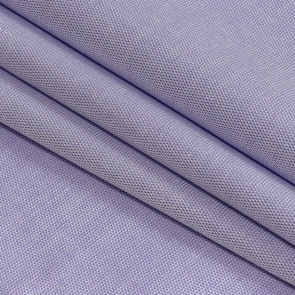 Premium Lavender Single-Ply Cotton Shirting Folded Premium Lavender Single-Ply Cotton Shirting Folded