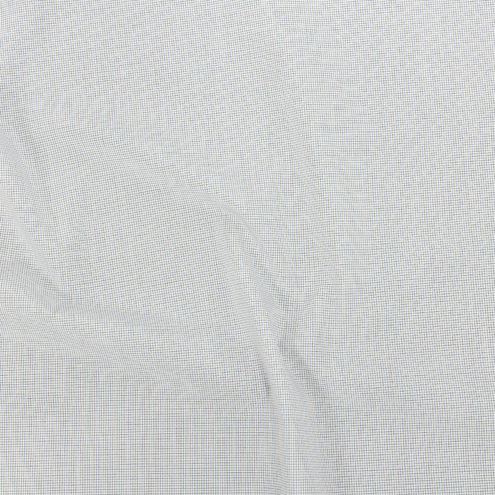 Premium Blue and Brown Graph Check Cotton Shirting Premium Blue and Brown Graph Check Cotton Shirting