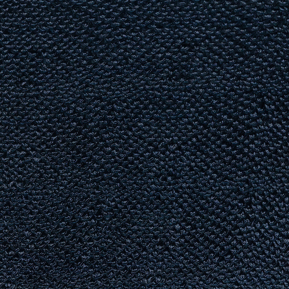 Metallic Navy Dimensional Scallops Brocade Metallic Navy Dimensional Scallops Brocade