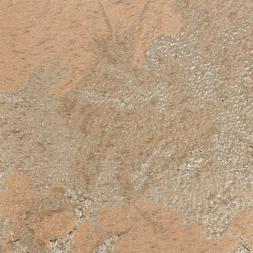 Metallic Gold and Creamsicle Abstract Luxury Brocade Metallic Gold and Creamsicle Abstract Luxury Brocade