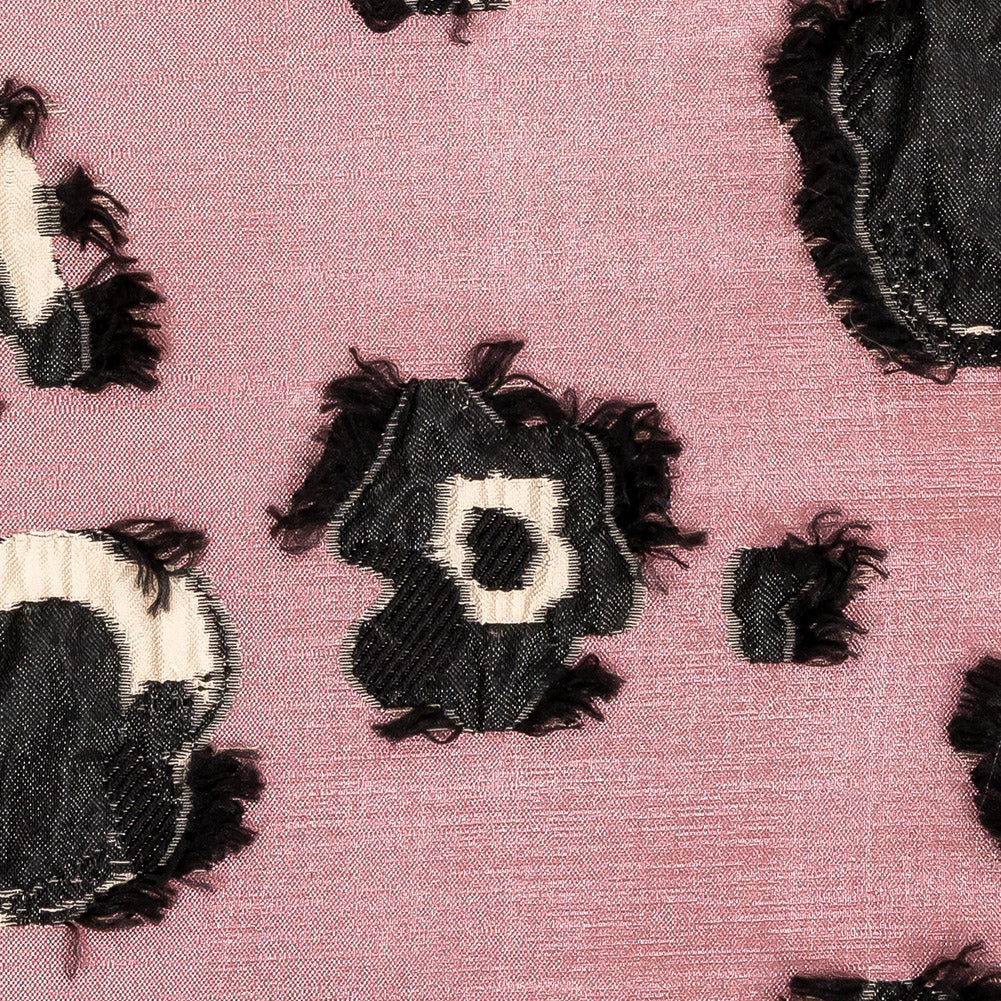 Pink and Beige Floral Luxury Brocade - Detail Pink and Beige Floral Luxury Brocade - Detail