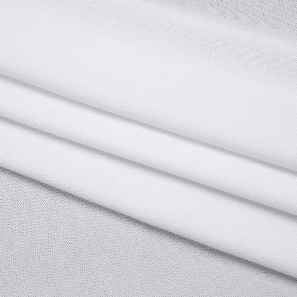 Polyester Pongee Knit Lining - Off-White - Luca Collection Folded Polyester Pongee Knit Lining - Off-White - Luca Collection Folded