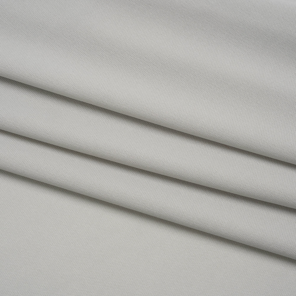 Polyester Pongee Knit Lining - Light Gray - Luca Collection Folded Polyester Pongee Knit Lining - Light Gray - Luca Collection Folded