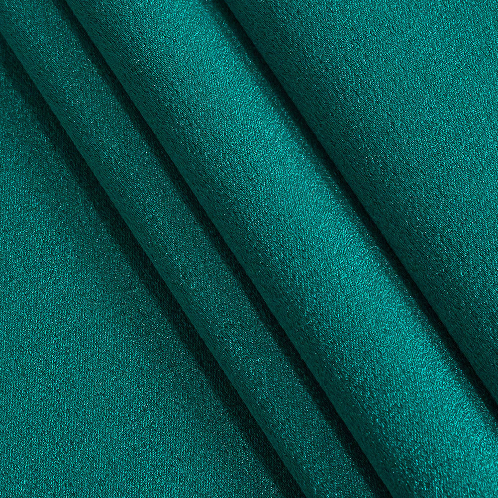 Lux Polyester Crepe Back Satin - Emerald - Isla Collection - Folded Lux Polyester Crepe Back Satin - Emerald - Isla Collection - Folded