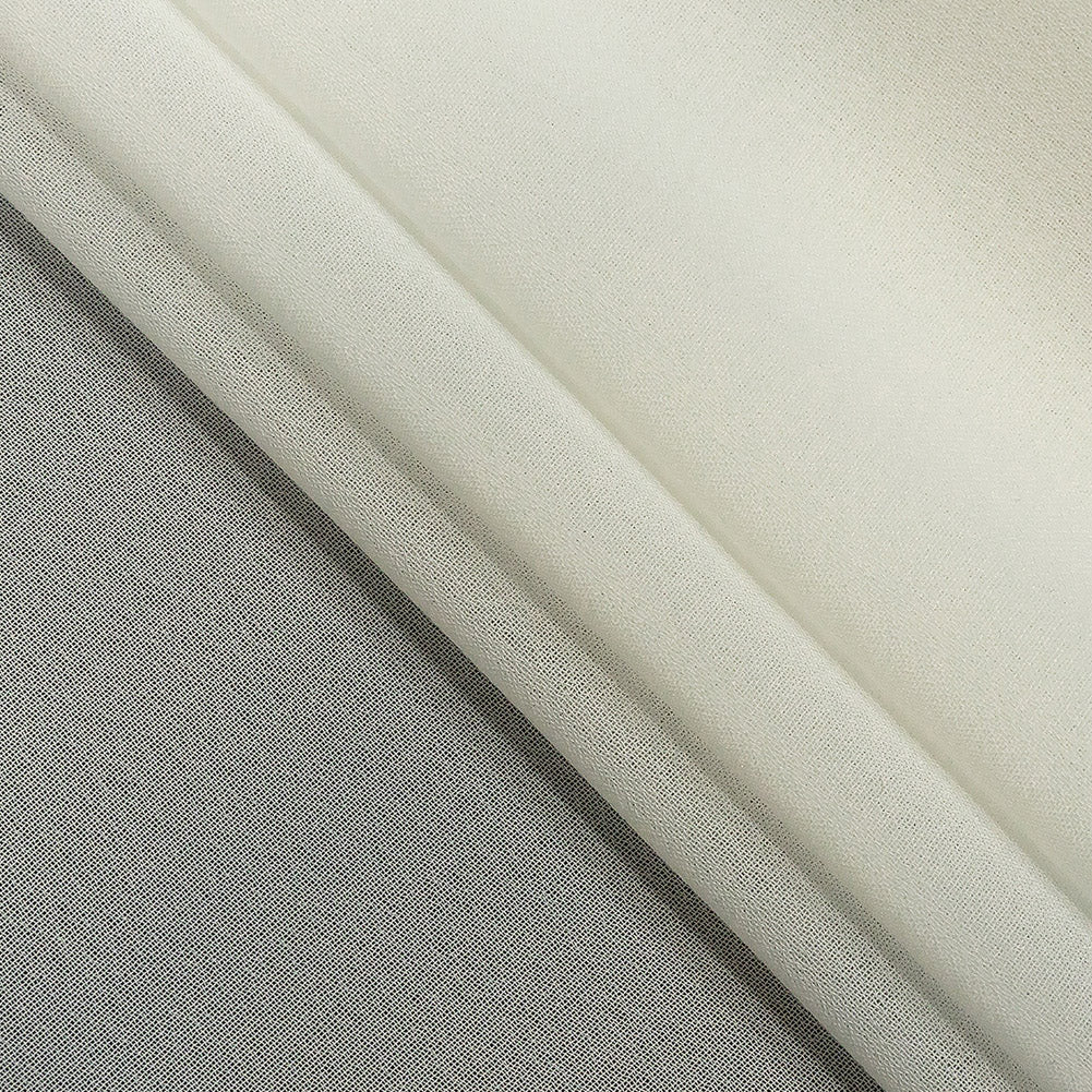 Lux Multi-Twist Polyester Chiffon - Cannoli Cream - Esma Collection - Folded Lux Multi-Twist Polyester Chiffon - Cannoli Cream - Esma Collection - Folded