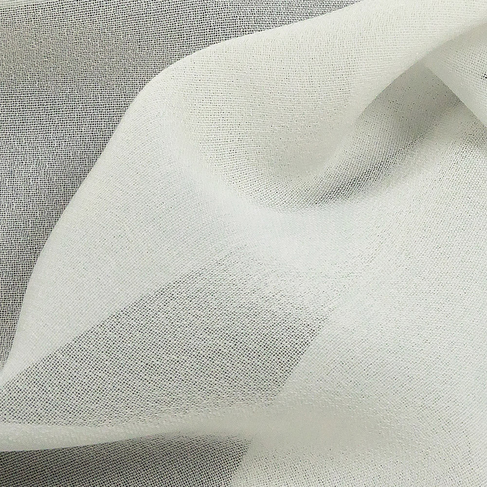 Lux Multi-Twist Polyester Chiffon - Cannoli Cream - Esma Collection - Detail Lux Multi-Twist Polyester Chiffon - Cannoli Cream - Esma Collection - Detail