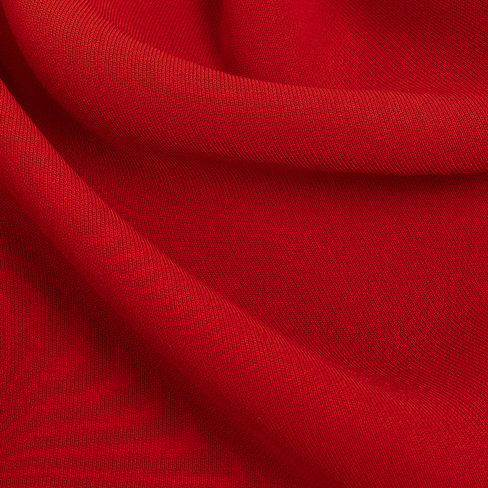 Polyester 4-Ply Crepe - Red - Suzie Collection - Detail Polyester 4-Ply Crepe - Red - Suzie Collection - Detail