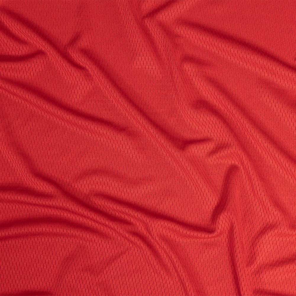 Red Coolmax Wicking Athletic Mesh Red Coolmax Wicking Athletic Mesh