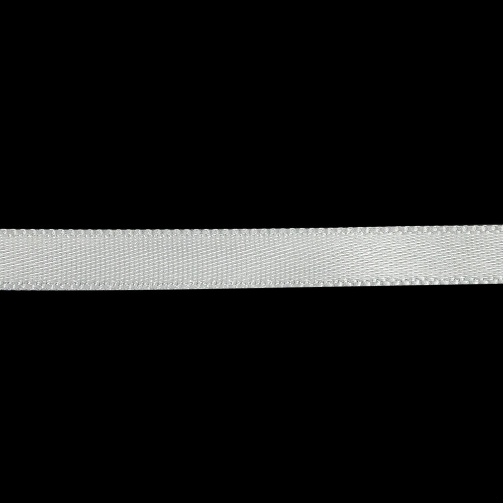 Antique White Single Face Satin Ribbon - 0.25" Detail Antique White Single Face Satin Ribbon - 0.25" Detail