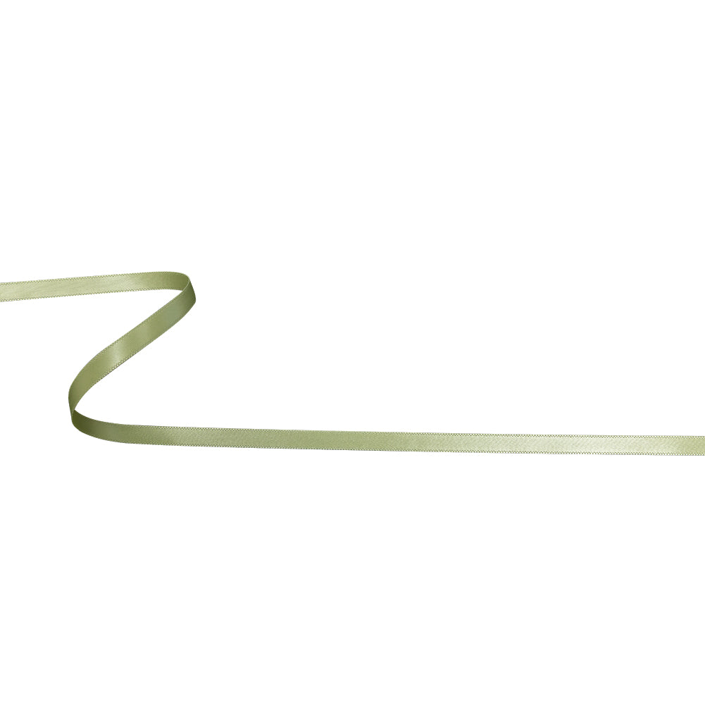 Lime Cream Single Face Satin Ribbon - 0.25" Lime Cream Single Face Satin Ribbon - 0.25"