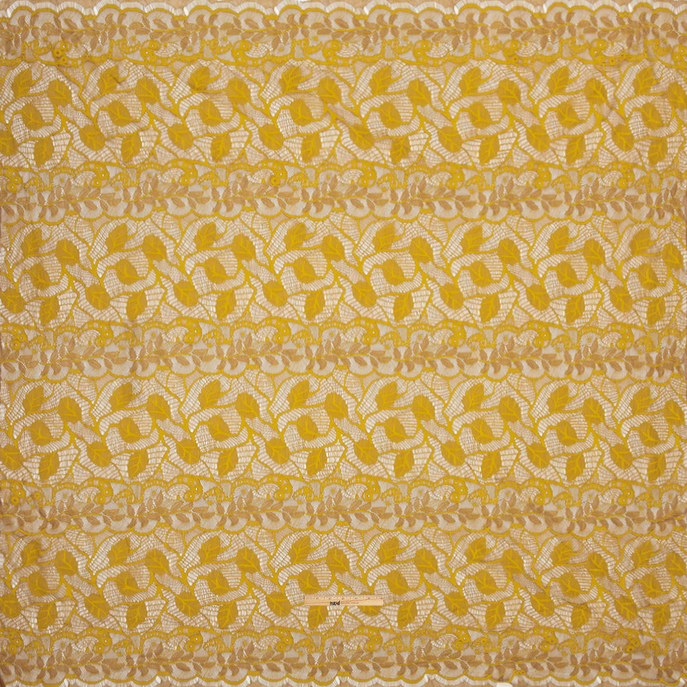 Lace Panel - Yellow and Brown Foliage Full Lace Panel - Yellow and Brown Foliage Full