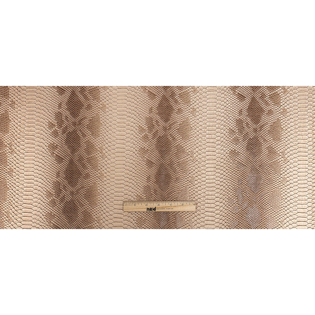 Python Embossed Vinyl - Toasted Almond Full Python Embossed Vinyl - Toasted Almond Full