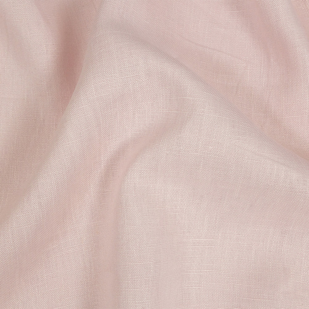 Medium Weight Linen Woven with Metallic Foiling - Light Pink and Silver - Bianca Collection Medium Weight Linen Woven with Metallic Foiling - Light Pink and Silver - Bianca Collection