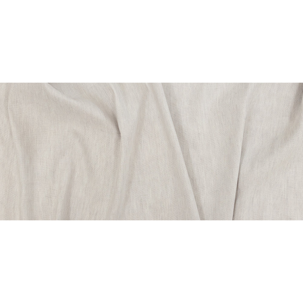 Heathered Light Gray Stretch Linen and Rayon Woven Full Heathered Light Gray Stretch Linen and Rayon Woven Full