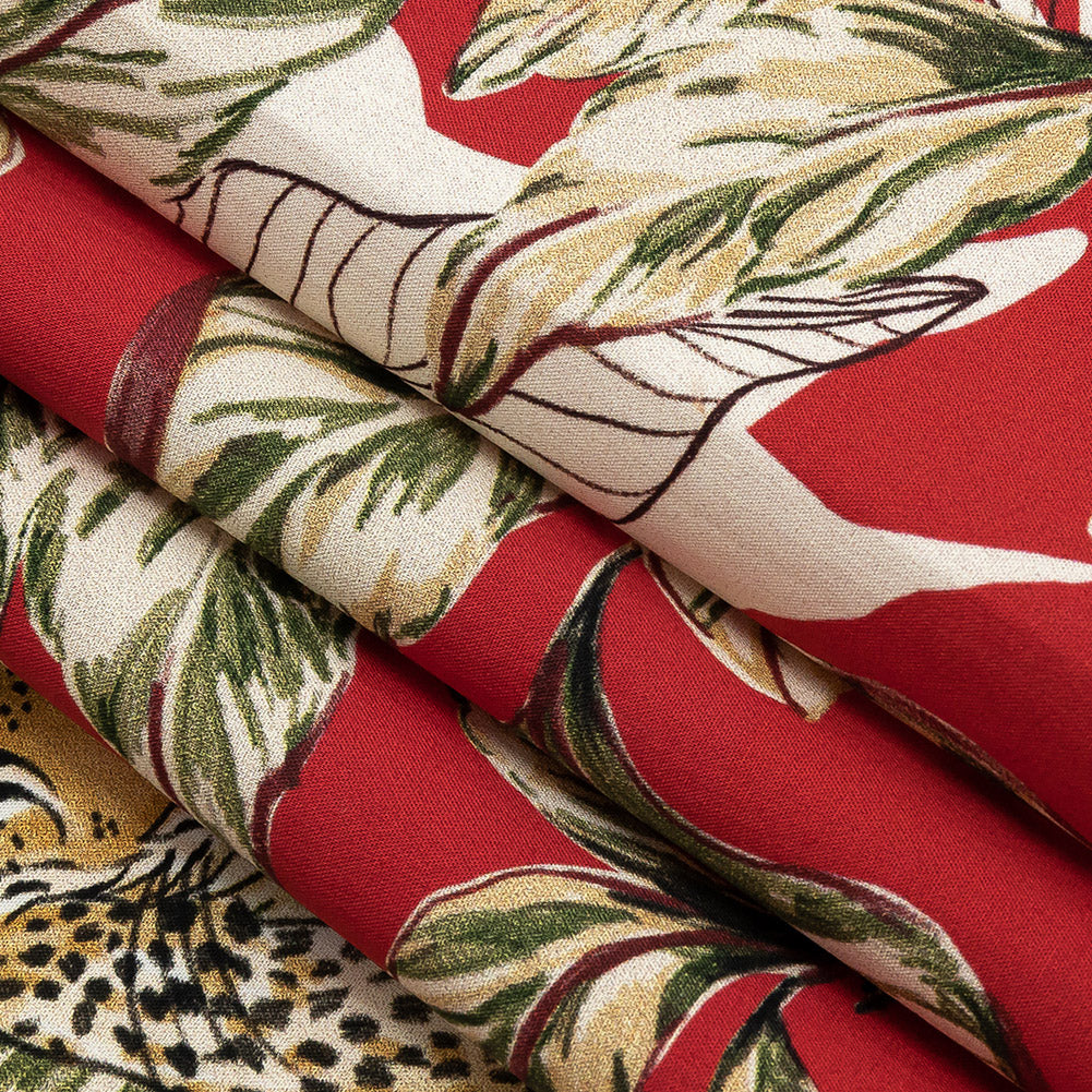 Mood Exclusive Tropical Cats Cotton Poplin Folded Mood Exclusive Tropical Cats Cotton Poplin Folded