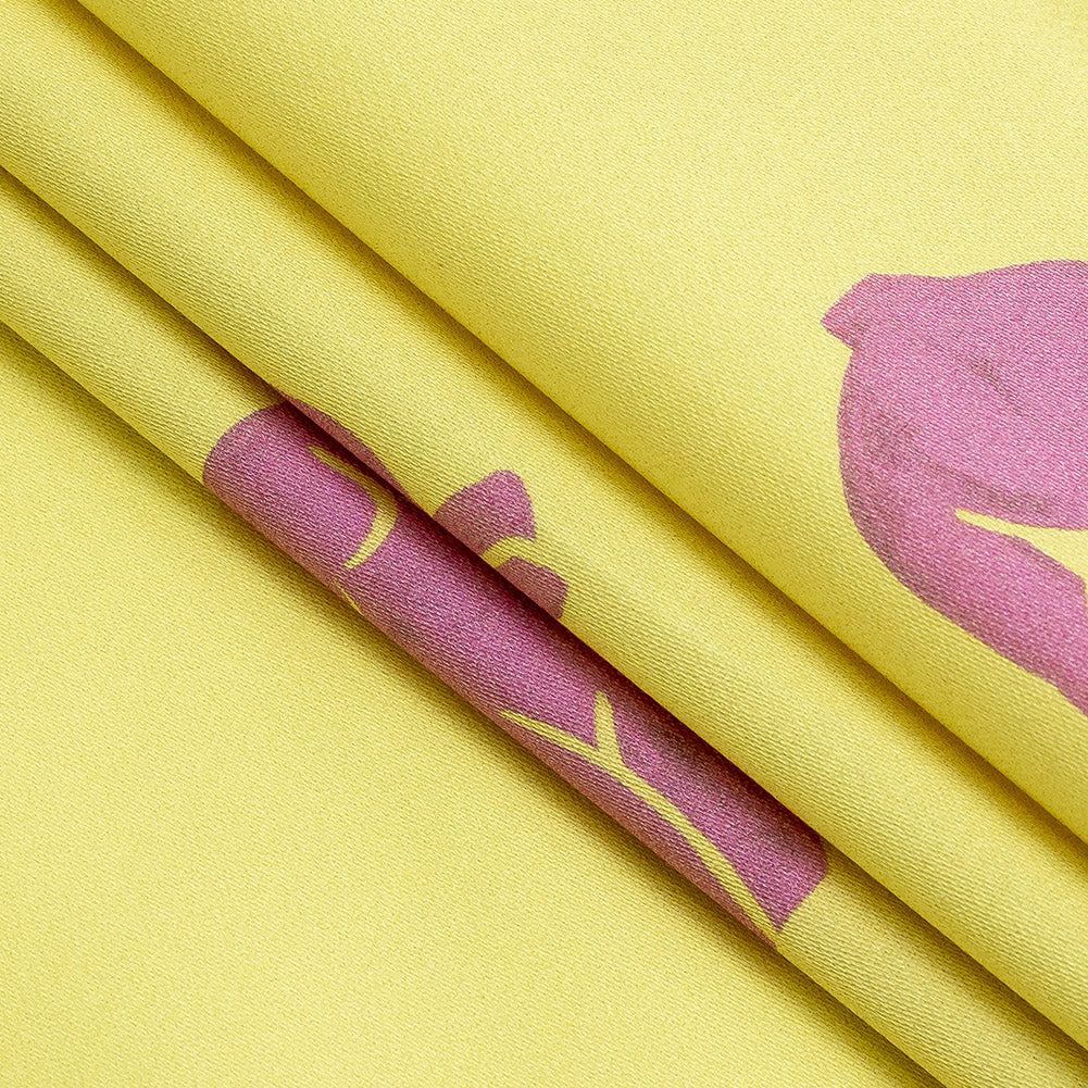 Mood Exclusive Yellow All Figured Out Stretch Cotton Sateen Folded Mood Exclusive Yellow All Figured Out Stretch Cotton Sateen Folded
