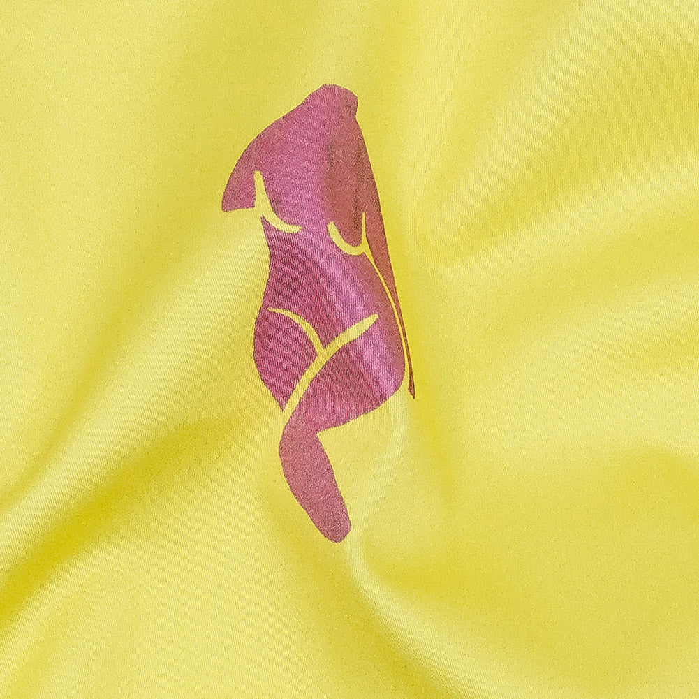 Mood Exclusive Yellow All Figured Out Stretch Cotton Sateen Detail Mood Exclusive Yellow All Figured Out Stretch Cotton Sateen Detail