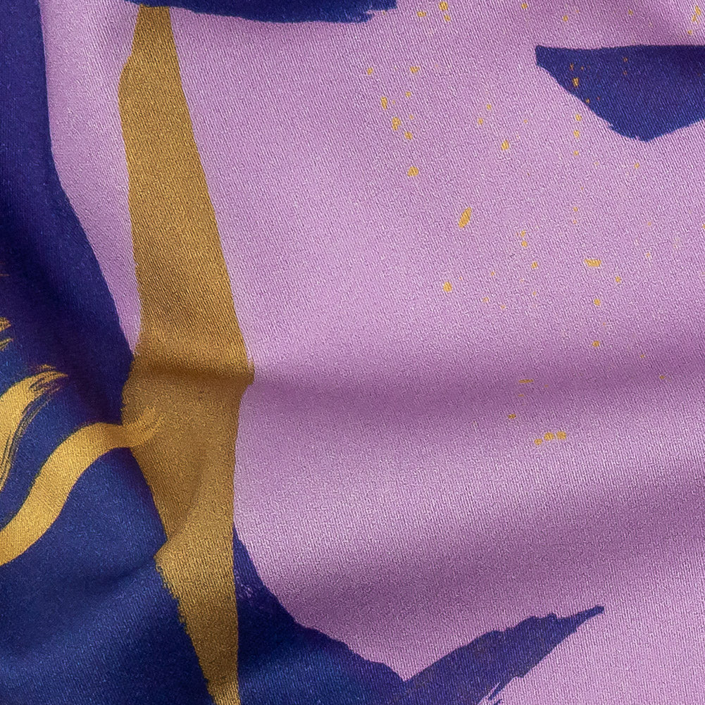 Mood Exclusive Violet Purple Haze Stretch Cotton Sateen Detail Mood Exclusive Violet Purple Haze Stretch Cotton Sateen Detail