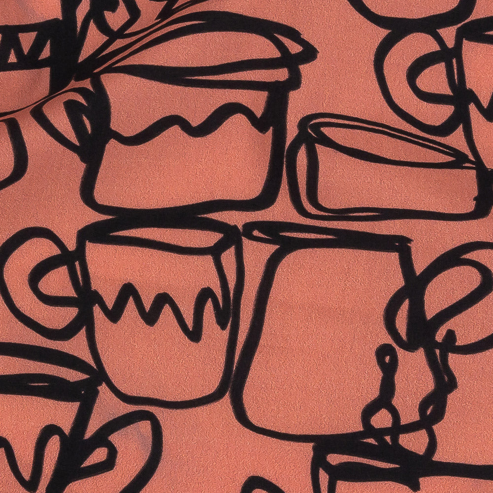 Mood Exclusive Pink Kitchen Couture Cotton Poplin Detail Mood Exclusive Pink Kitchen Couture Cotton Poplin Detail