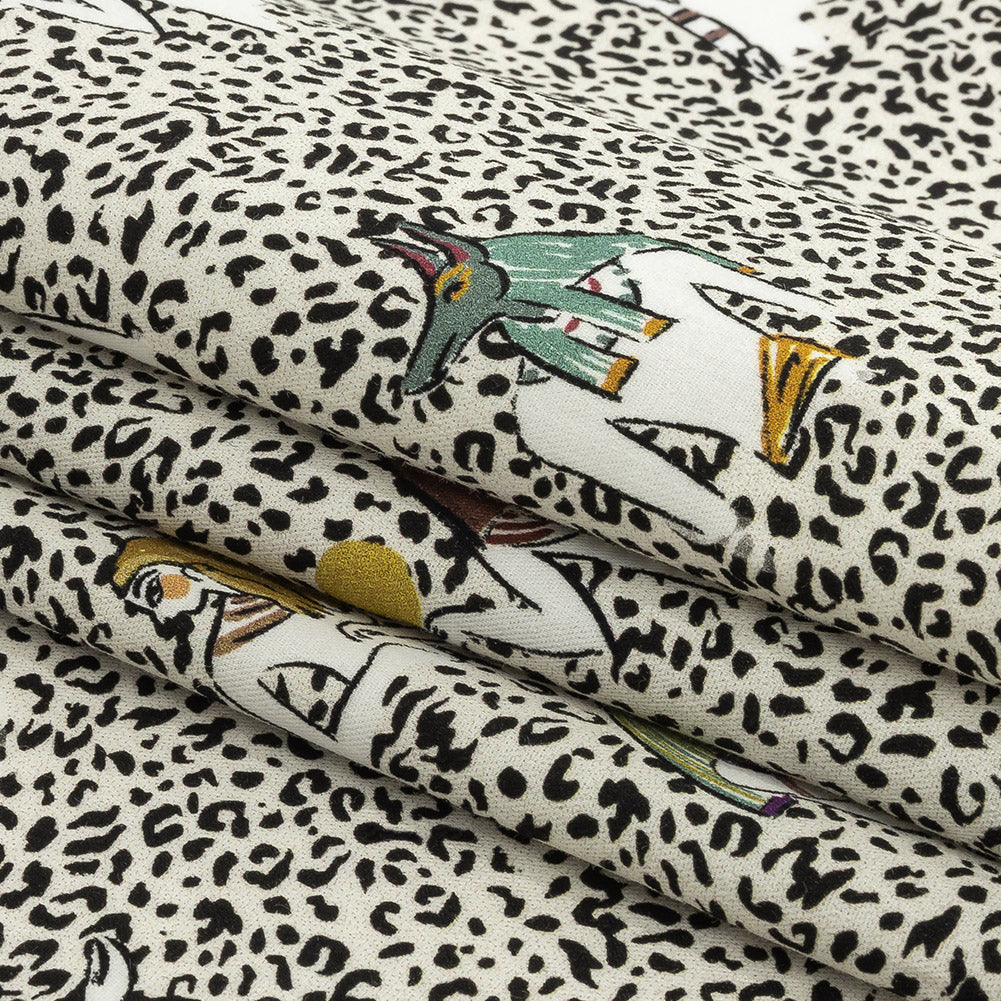 Mood Exclusive Cheetah Realm of Anubis Stretch Brushed Cotton Twill Folded Mood Exclusive Cheetah Realm of Anubis Stretch Brushed Cotton Twill Folded