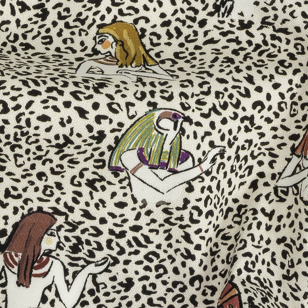 Mood Exclusive Cheetah Realm of Anubis Stretch Brushed Cotton Twill Detail Mood Exclusive Cheetah Realm of Anubis Stretch Brushed Cotton Twill Detail