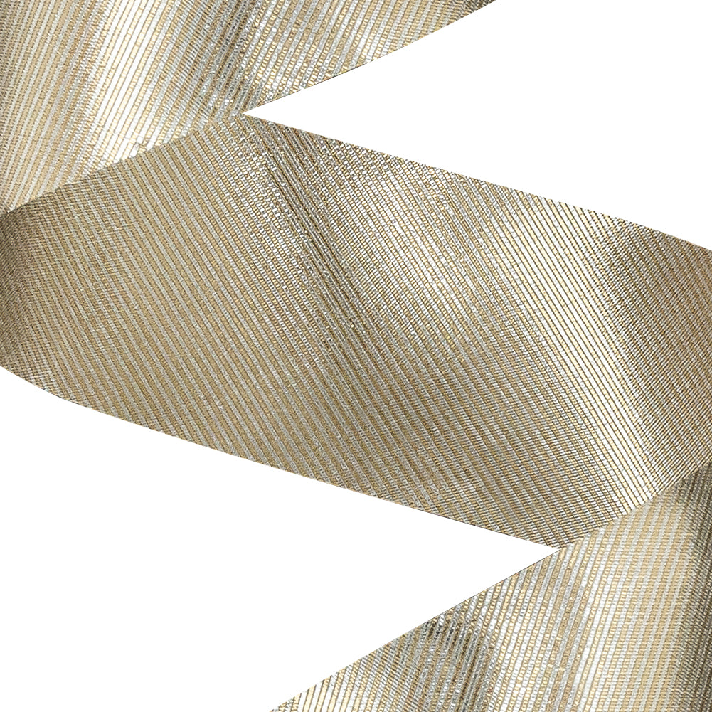 Italian Gold Metallic Ribbon - 1" Detail Italian Gold Metallic Ribbon - 1" Detail