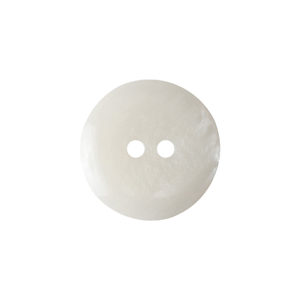 Ivory Iridescent 2-Hole Channel Style Plastic Button - 32L/20mm Detail Ivory Iridescent 2-Hole Channel Style Plastic Button - 32L/20mm Detail