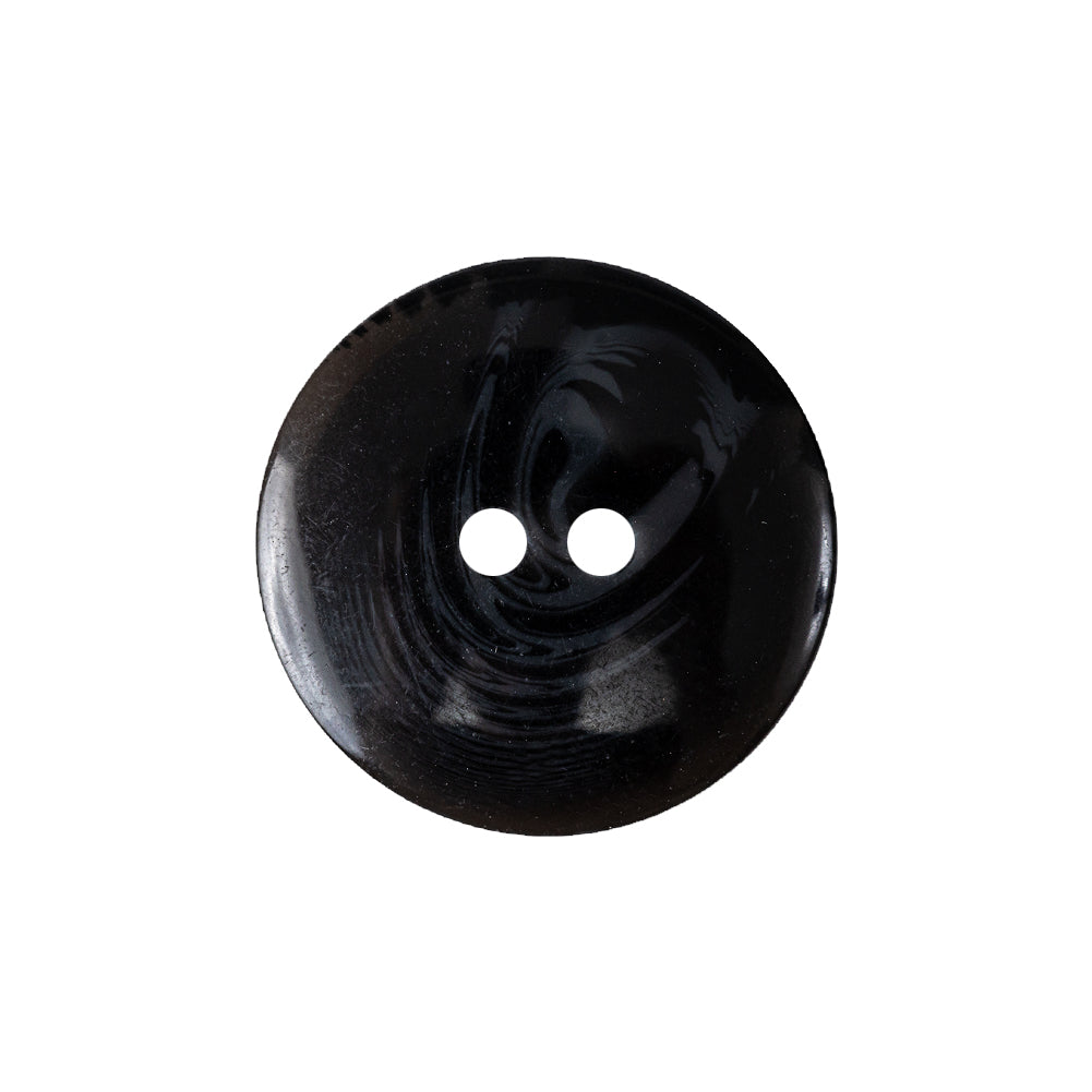 Dark Gray and Caviar Black Translucent Swirl 2-Hole Channel Style Plastic Button - 36L/23mm Detail Dark Gray and Caviar Black Translucent Swirl 2-Hole Channel Style Plastic Button - 36L/23mm Detail