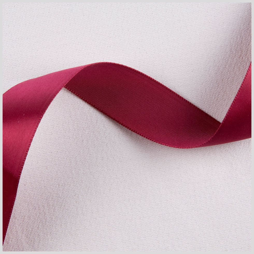 7/8" Wine Single Face Satin Ribbon 7/8" Wine Single Face Satin Ribbon