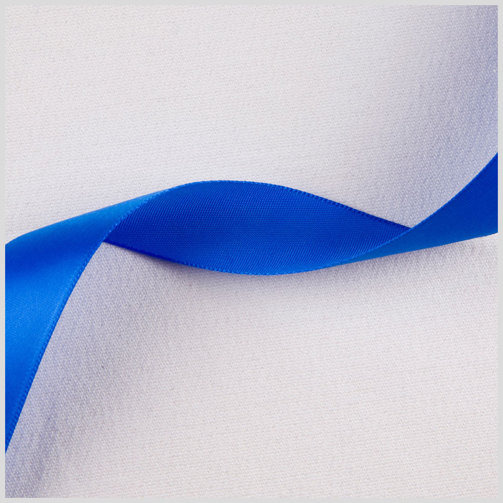 7/8" Electric Blue Single Face Satin Ribbon 7/8" Electric Blue Single Face Satin Ribbon