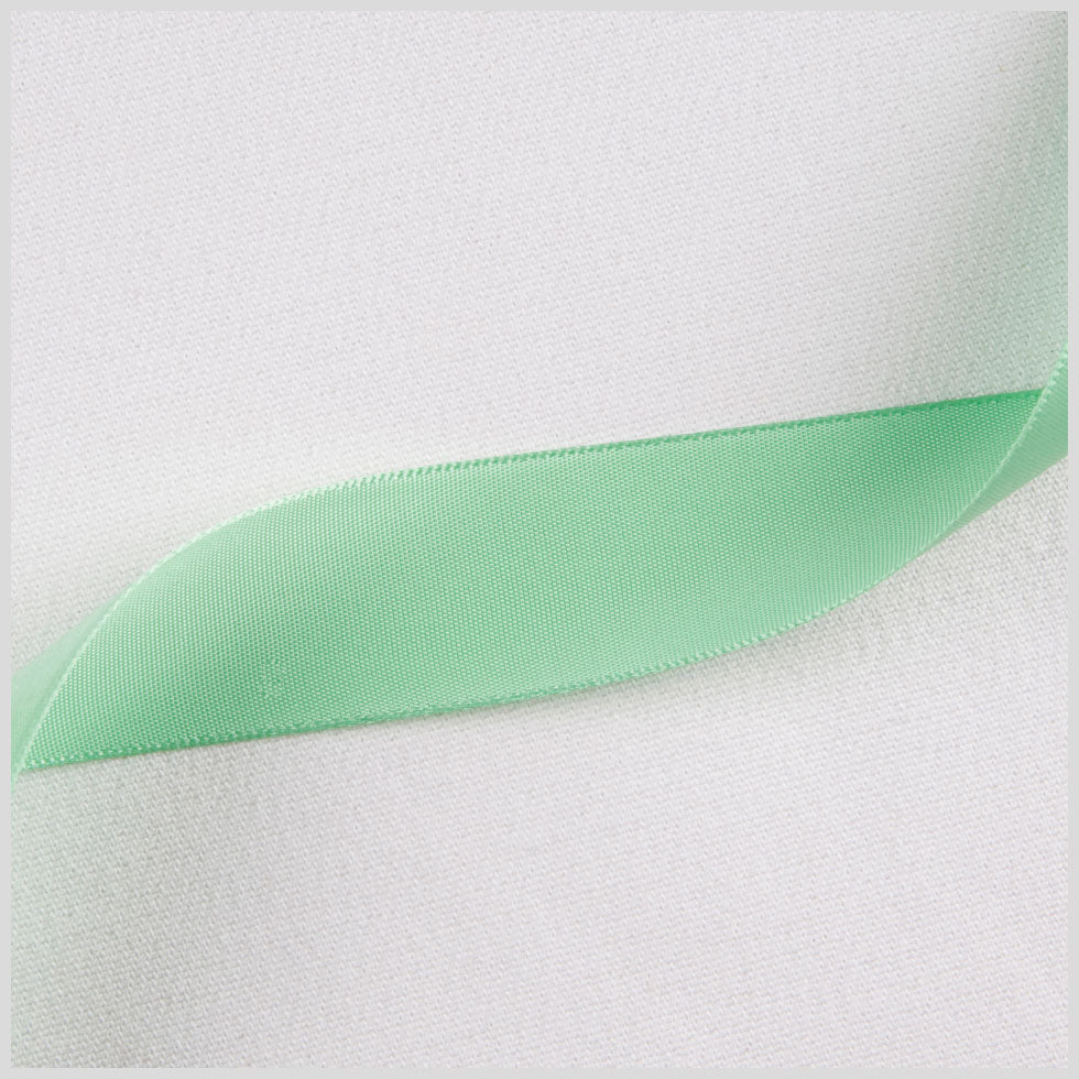 7/8" Mint Single Face Satin Ribbon 7/8" Mint Single Face Satin Ribbon